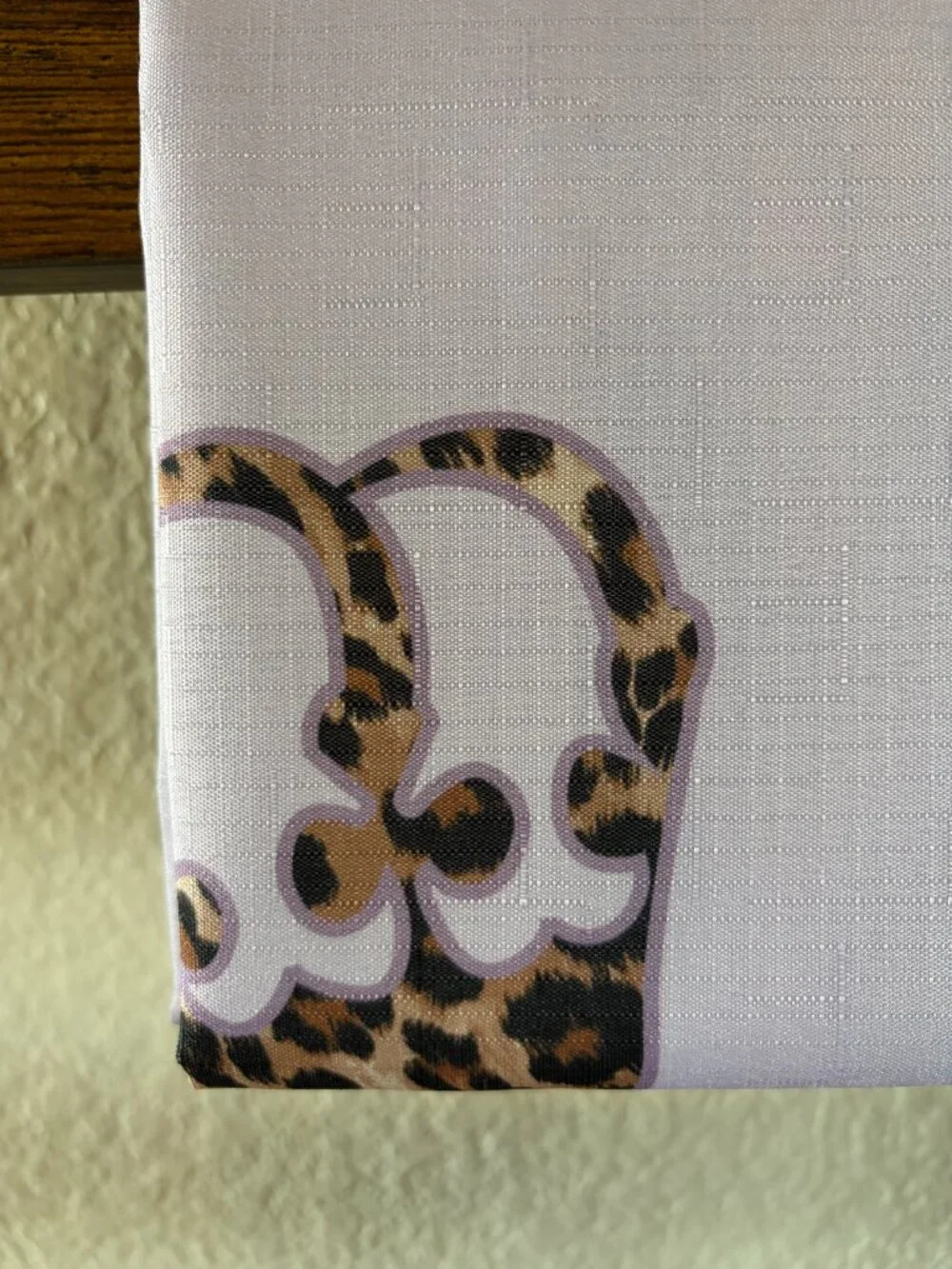 Juicy Couture Home Cheetah Crown Shower Curtain Hooks 70x72 NWT